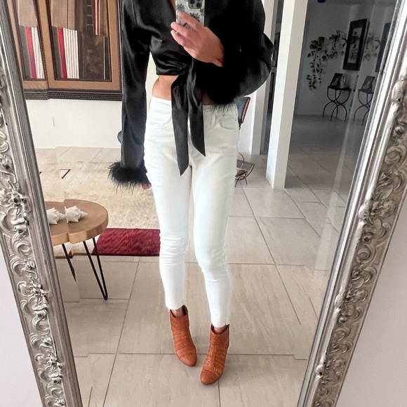 Rag & Bone Leather Newbury Bohemian Bootie Ankle Boots Size 39.5 - Picture 3 of 15